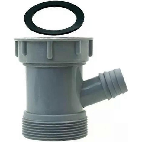 Einfach zu installierender Y-Verbinder für Spülbeckenabläufe, multifunktionaler Küchenspülen-Abflussadapter aus PP, 58 mm (1/4)