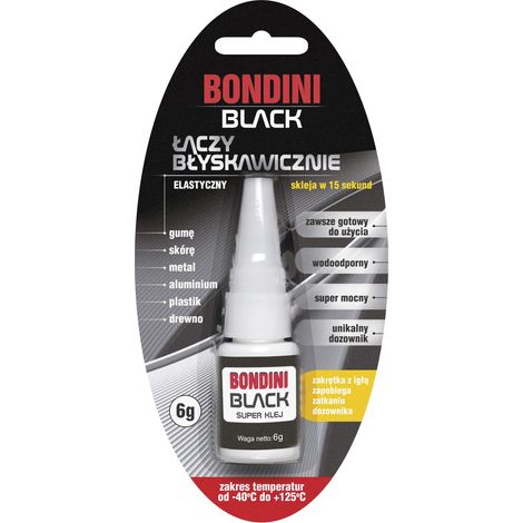 018230 Bondini – Bondini Plus schwarzer Kleber 6 g (1/2)