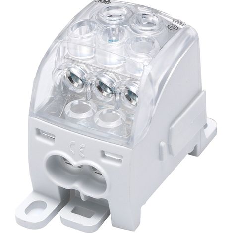 Universalverteilerblock SUB 210 Al/Cu 82050 SIMBLOCK, grau (1/4)