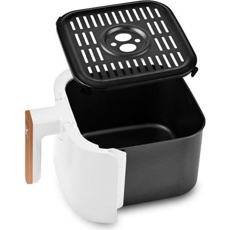 Kitchencook - White Airmed 4 - Cuve De Remplacement Pour Friteuse à Air - Revêtement Antiadhésif - Nettoyage Facile