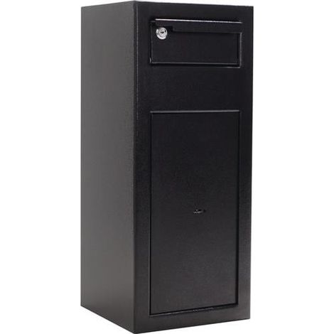 Caja fuerte H600xB250xT260mm 19l 1 puerta,1 ranura negra ROTTNER (1/2)
