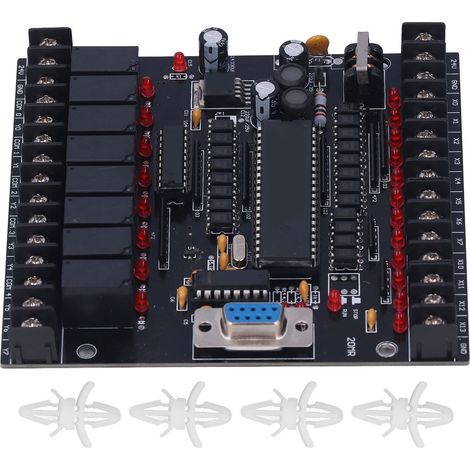 Contrôleur logique programmable 20MR module automate industriel 24V DC carte microcontrôleur pour automatisation (1/5)