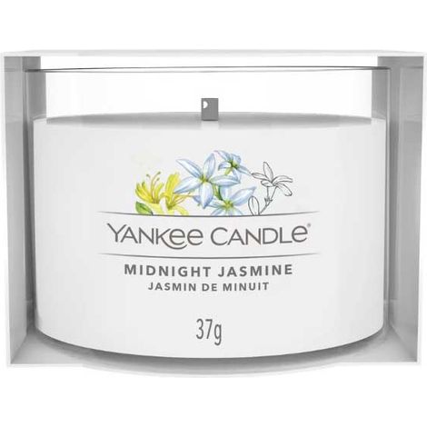 Bougie Yankee Candle Signature Mini en pot, parfum Jasmin de minuit, 37 g