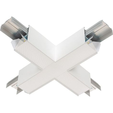 Unión X para Barra Lineal LED Turner 15W  3000K Blanco Blanco Cálido