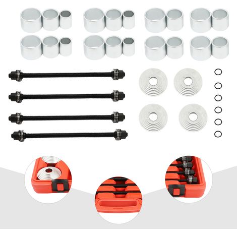 28PCS Universal Press und Zughülsensatz Buchsenlager Ausbauwerkzeugsatz DE (1/5)