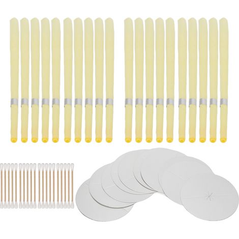 Bougies auriculaires en cire d'abeille - 20 unités pour hygiène des oreilles, relaxation et bien-être auditif (1/5)