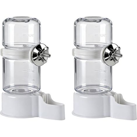 Set di vaschette per uccelli Dailygoods (2 pezzi) Vaschetta automatica per uccelli in gabbia Capacità 140 ml Igienica e a prova di perdite Facile da montare Affidabile (1/5)