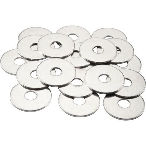 M5 Rondelles Metal (20 Pièces) M5x20x1.2mm 304 Rondelle Inox Grandes Rondelles de Carrosserie Acier Inoxydable Rondelles Plates pour Vis (1/2)