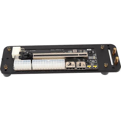 Carte graphique externe pour ordinateur portable (eGPU) PCI-E 3.0 x16 vers M.2 NVMe, câble d'extension avec support pour ITX et STX. (1/5)