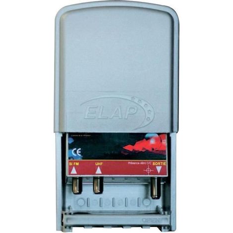 Coupleur FM et UHF - Elap - Antenne FM et UHF - Réception TNT - Compatible radios FM - Pratique
