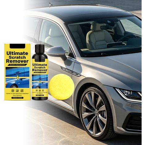 Auto-Kratzer-Pflegeset: Lackpolitur, -aufbereitung, -aufhellung, tägliche Pflege und Entfernung kleinerer Kratzer – 100 g x 1 + Schwamm x 1 -- DE (1/5)