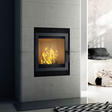 Kamineinsatz aus Stahl KRATKI BLANKA 8 kW Ø 160 (1/5)