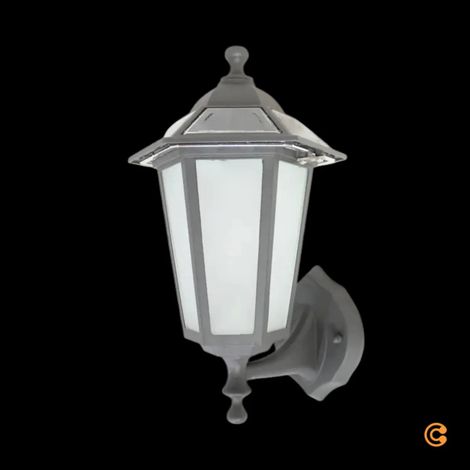 [NEUWERTIG] B-Ware Lampenwelt Außenleuchte Wandleuchte Solar Led Kristin Schwarz Garten 40 Cm Ip44