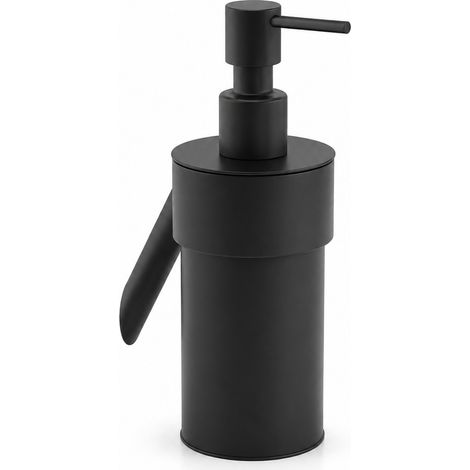 Deante Distributore di sapone moderno nero opaco 250 ml (1/3)