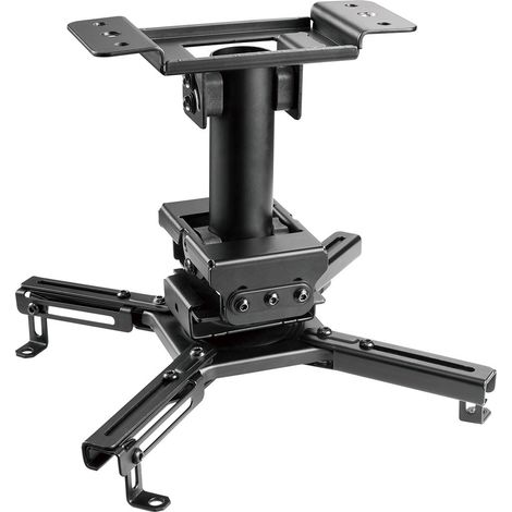 Support plafond vidéoprojecteur, Hauteur 25cm, Noir (1/3)