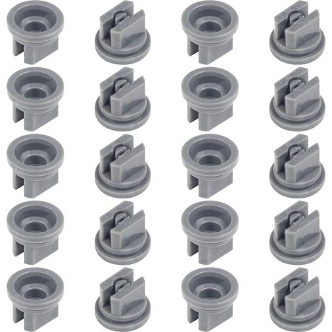 Juego de 20 boquillas pulverizadoras en forma de abanico VP110-06 Gris