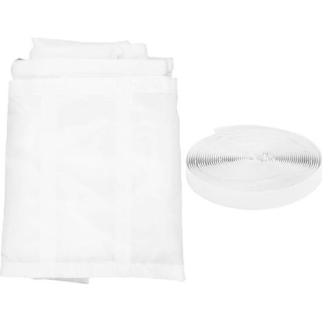 Kit d'étanchéité pour porte coulissante de climatiseur portable, cadre de montage pour fenêtre California (pour meubles rembourrés), dimensions : 90 x 210 cm / 35,43 x 82,68 pouces. (1/5)