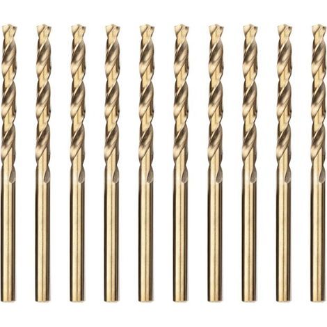 Lntyq 10pcs 4.5mm Foret Hélicoïdal Professional Forets à Métaux en Acier Inoxydable (1/5)