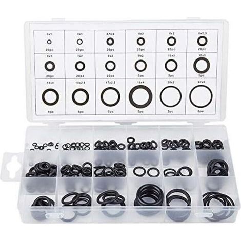 Sealing Kit, Assorted O-Rings, Universal Assortment, 225 pcs (1/5)