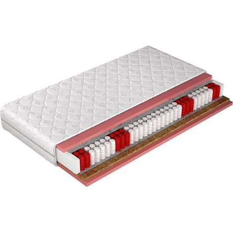 Colchón Bora Coco , Con muelle (Pocket), La espuma de poliuretano, Fieltro, Lana, 7 zonas anatómicas, Respirable, Dos caras, Dos niveles de firmeza, Capa de coco (1/2)