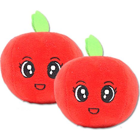 Peluche couineuse pour chien, jouet à mâcher en forme de pomme, jouet mignon pour chiens et chats, idéal pour occuper leurs animaux de compagnie. (1/5)