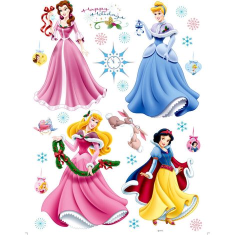 Stickers Noël Princesse Disney (1/5)