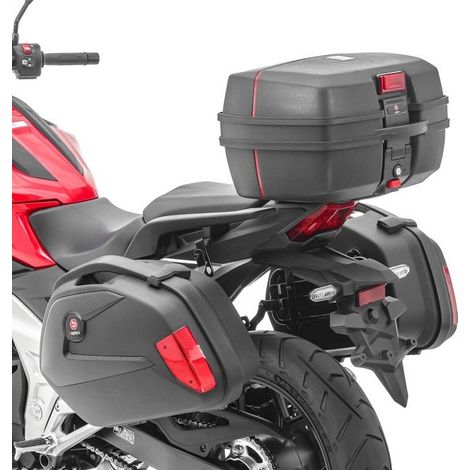 Set SCT6 Seitenkoffer Motorrad + Halterungen + Top Case Bagtecs