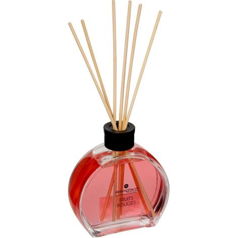 Diffuseur de Parfum & 6 Bâtonnets "Haly" 100ml Fruits Rouges (1/2)
