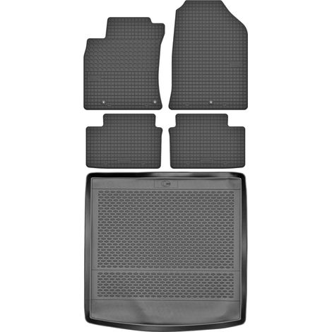 Hyundai i30 III Kombi a partir de 2017 SET - Alfombrillas de goma para coche + alfombrilla para maletero (1/5)
