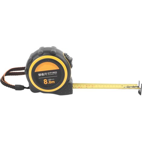 8 Meter langes Maßband mit automatischem Verriegelungsmechanismus, tragbares Messwerkzeug für Holzbearbeitung und Bastelarbeiten (1/5)