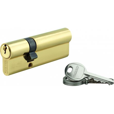 Cilindro europeo SA UNIKEY 30 x 60 mm in ottone, chiave uguale, 3 chiavi - THIRARD (1/2)
