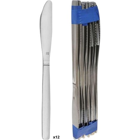 Couteaux de table Acier Inox, 20.6 cm, Lot de 12 (1/5)