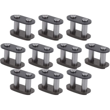 CSPARKV T8f Chain Master Link - 10pcs Steel Connectors Lightweight Bike Chain Wear Resistance Master Connecting Link