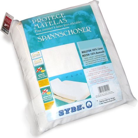 Protège matelas absorbant ANTONIN lit articulé TR Bonnet de 40 cm 2x70x190 cm (1/5)