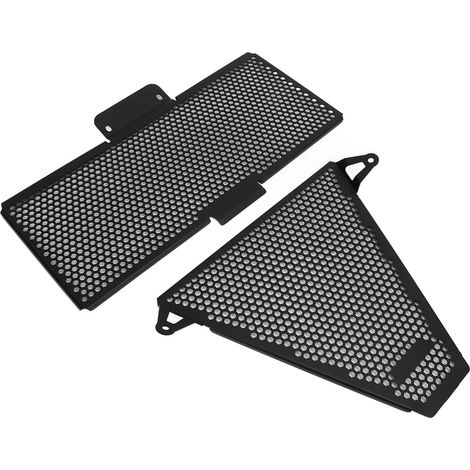 Lot de 2 grilles de protection de radiateur pour moto, en alliage d'aluminium, avec filet de réservoir d'eau, pour Ducati Streetfighter V2 (1/5)