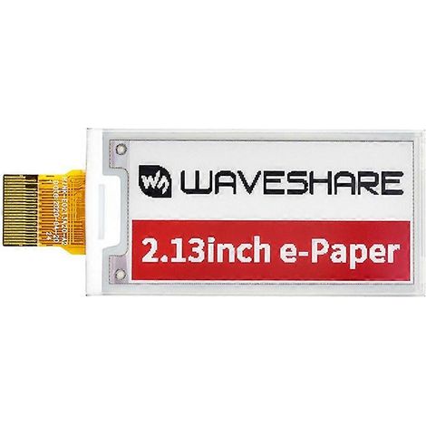 Waveshare 2,13-Zoll-Elektronikdisplay (250 x 122 Pixel, SPI EINk) für elektronische Preisschilder. (1/5)