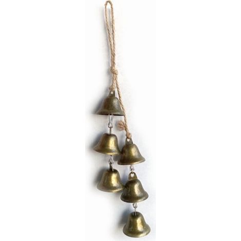 Pendentif décoratif de Noël en fer forgé, grand ornement en corde et nœud en velours, décoration extérieure pour sapin de Noël, ornement mural et de porte. (1/5)
