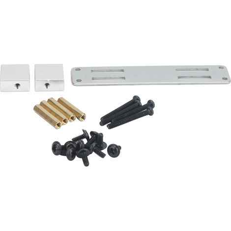 Support métallique de fixation pour servo télécommandé, pièce de rechange améliorée pour voiture RC MN, couleur argent (1/5)