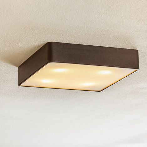 [GEBRAUCHT] B-Ware Argon Deckenlampe Hängeleuchte Oro Lampe Schwarz Stahl Glas E27 35cm (1/2)