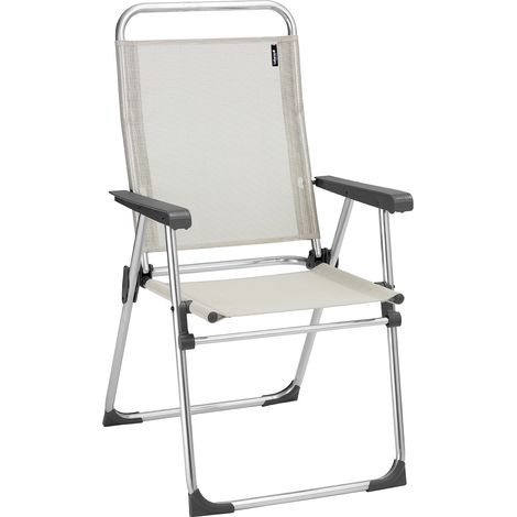 Lafuma Mobilier Alu Victoria Sedia Pieghevole, Batyline, Seigle II, 62x57x100 cm (1/3)