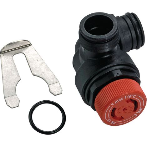 Soupape chauffage central 3 Bar – Pression max 3 Bar – Filetage 1/2" – Compatible chaudières SAUNIER DUVAL
