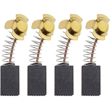 2 paires de balais en carbone moteur 6x10x16mm compatibles avec Titan TTB653SDS 1500w SDS Plus Perceuse filaire Pièces de rechange