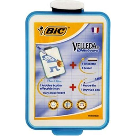 Bic 841360 - Lavagna con Pennarello, 26 x 19 cm (1/2)