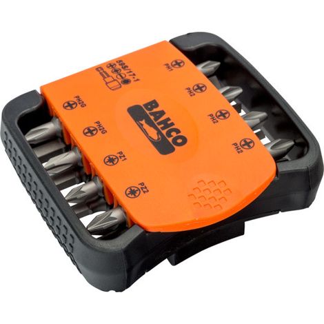 Set punte cacciavite Bahco 59s/17-1 17 pezzi acciaio magnetico (1/2)