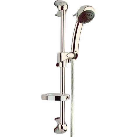 barre de douche Europa cm 60 h Douchette A  5 jets 25 mm avec porte-savon