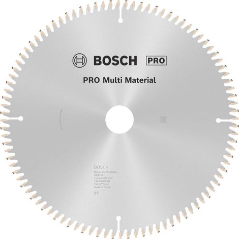 Bosch Accessories Multi Material 2608640451 Lama circolare in metallo duro 254 x 30 x 3.2 mm Numero di denti: 96 1 pz. (1/4)
