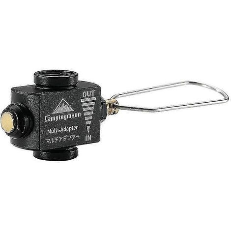 Adaptateur de conversion de gaz Camping Gas Saver Plus pour réservoir plat, noir. (1/5)