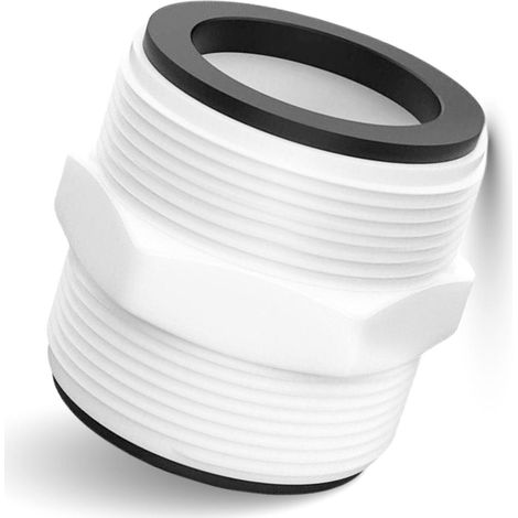 Pool Schlauchverbinder 38mm 2-Wege-Stecker mit Dichtringen für Poolzubehör