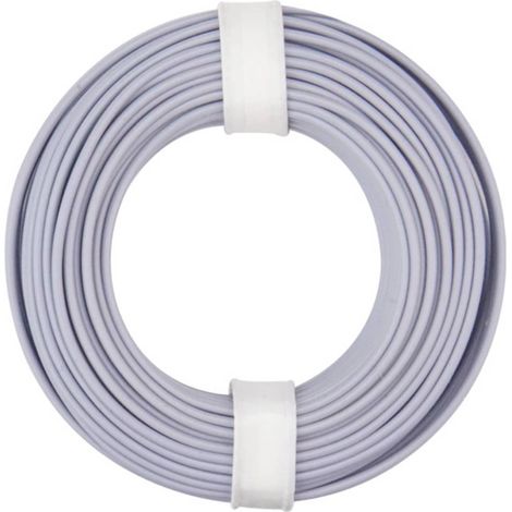 Donau Elektronik 175-019 Fil de câblage LiY 1 x 0.75 mm² gris 1 pc(s)