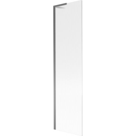 Mexen Next L pare-douche à 1 volet 50 x 150 cm, rayures, gun metal - 895-050-000-03-09-95 (1/5)